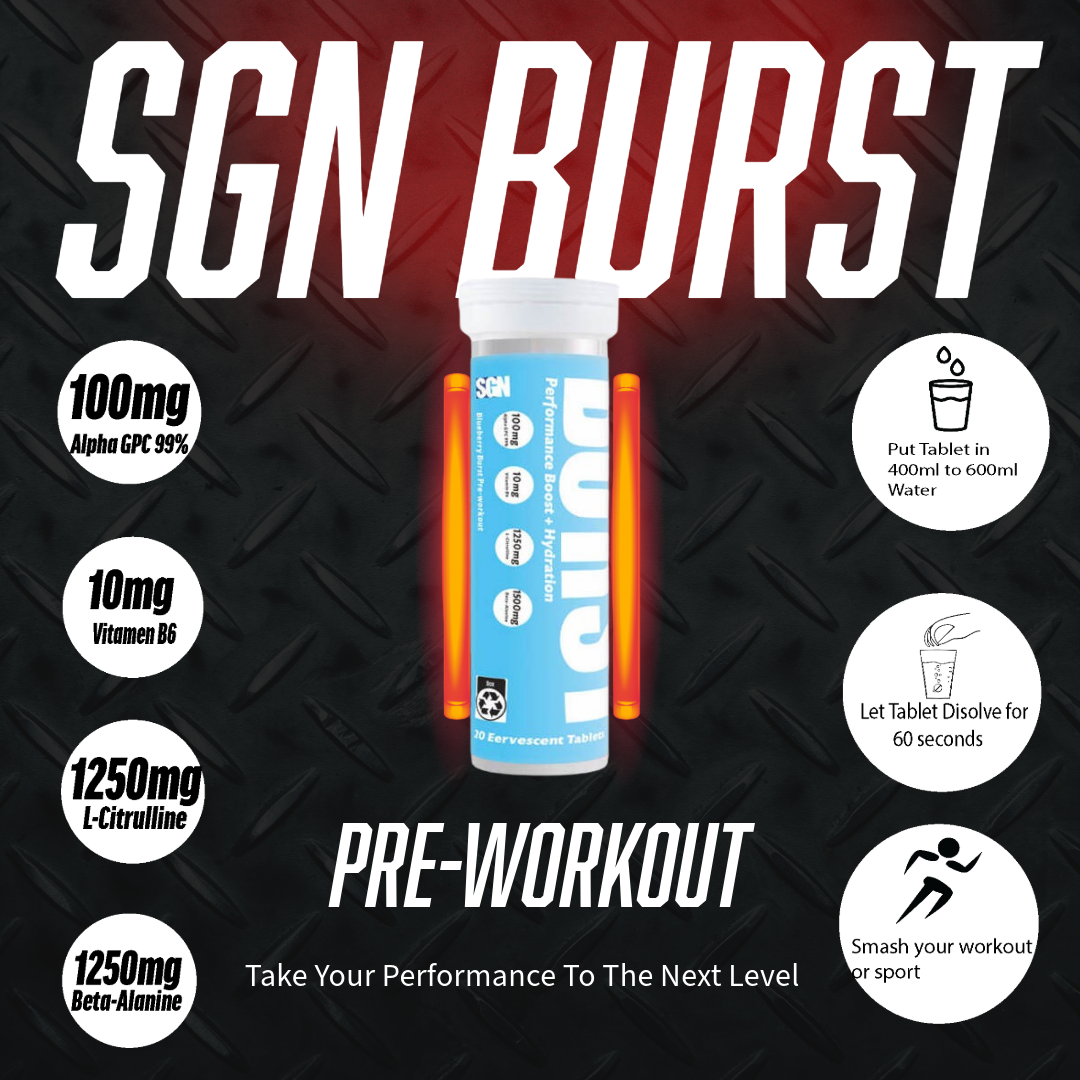 SGN BURST Pre-Workout Performance + Hydration